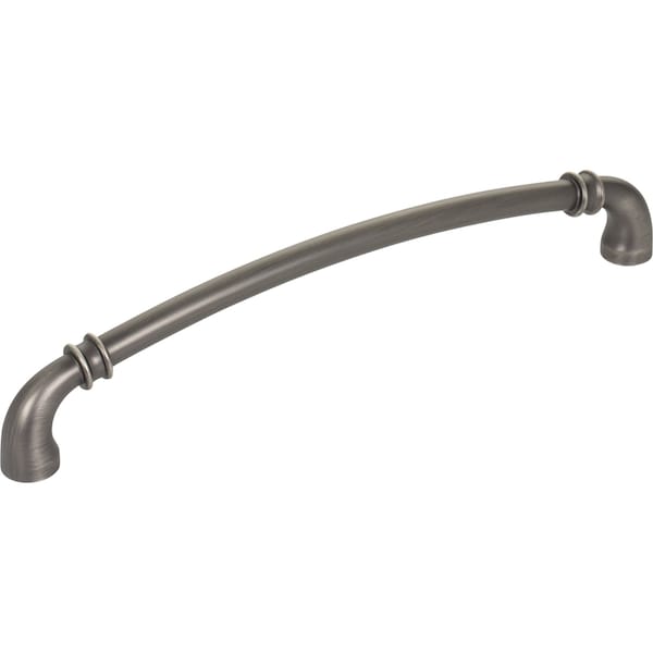 Jeffrey Alexander 192 mm Center-to-Center Brushed Pewter Marie Cabinet Pull 445-192BNBDL - main